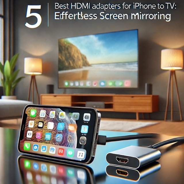 Best HDMI Adapter for iPhone to TV