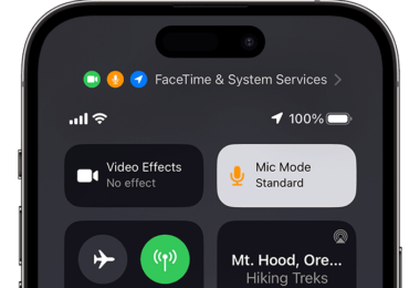 Voice Isolation Mode during calls on iPhone